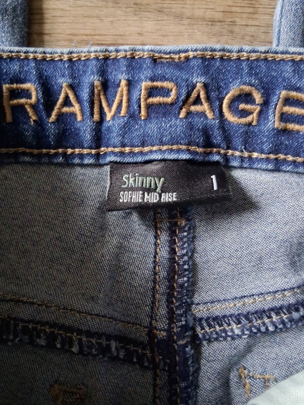 NWOT Rampage Mix Rise jeans - Picture 2 of 12